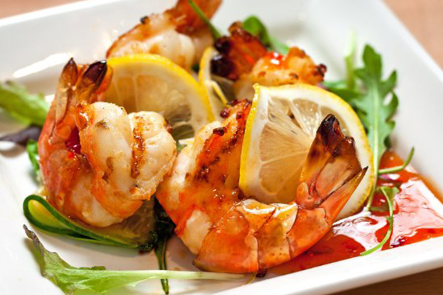 Grilled Prawns - the codfather seafood restaurant