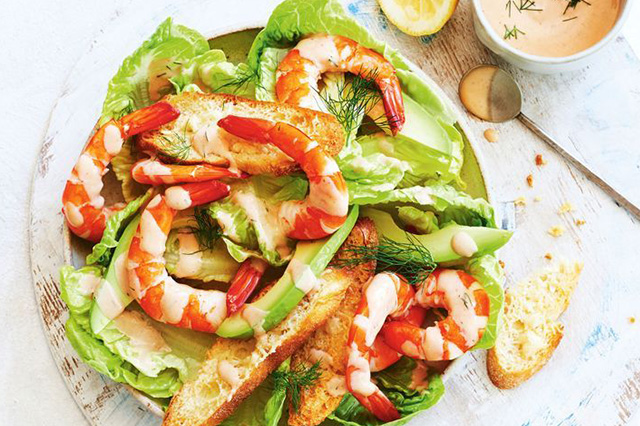 Prawns Salad - the codfather seafood restaurant
