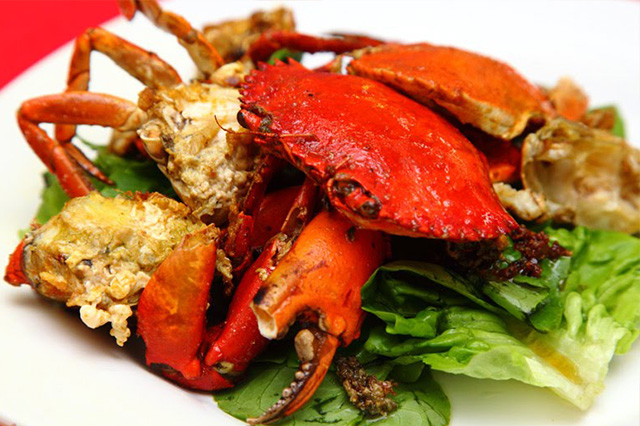 Grilled Crabs - the codfather seafood restaurant