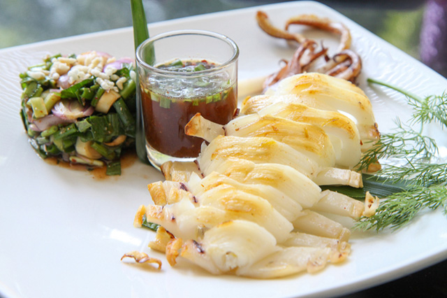 Grilled Cuttlefish - the codfather seafood restaurant